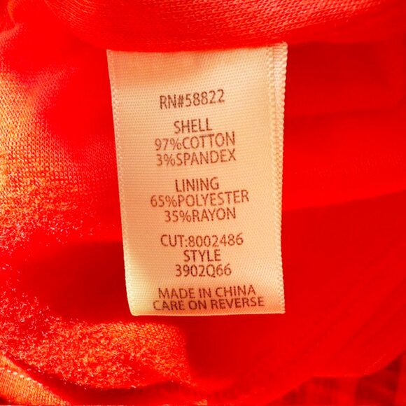 Max Studio Women's Sleeveless Smocked Tiered Midi Dress, Dark Orange, Size XL - Picture 3 of 5